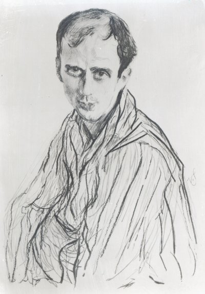 Michel Fokine, 1909 von Valentin Aleksandrovich Serov